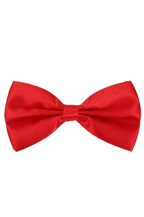 Kids Small Solid Color Adjustable Tuxedo Neck Bowtie Bow Tie