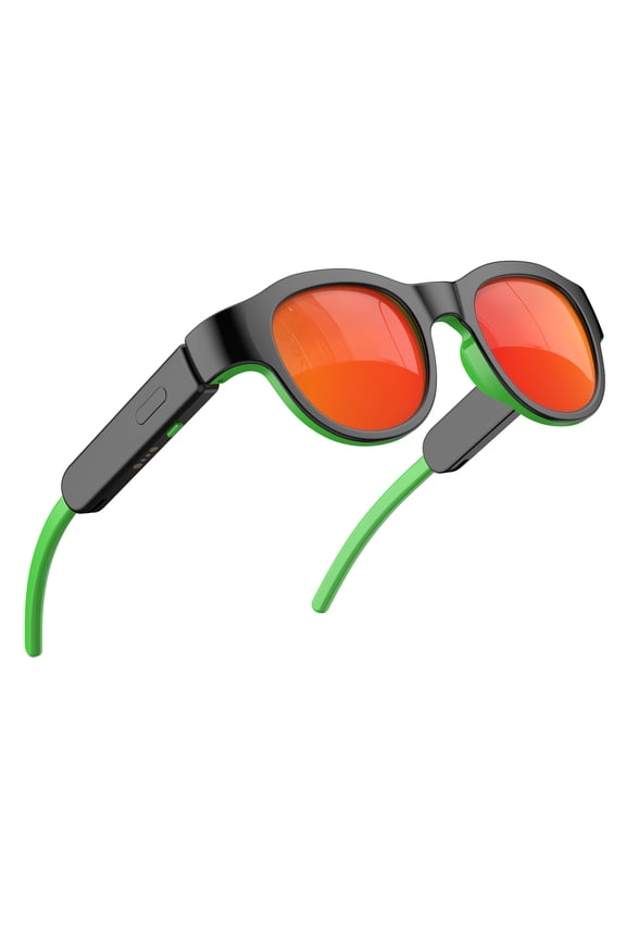 Kids Smart Audio Red Sunglasses with Magnetic USB Charging Cable