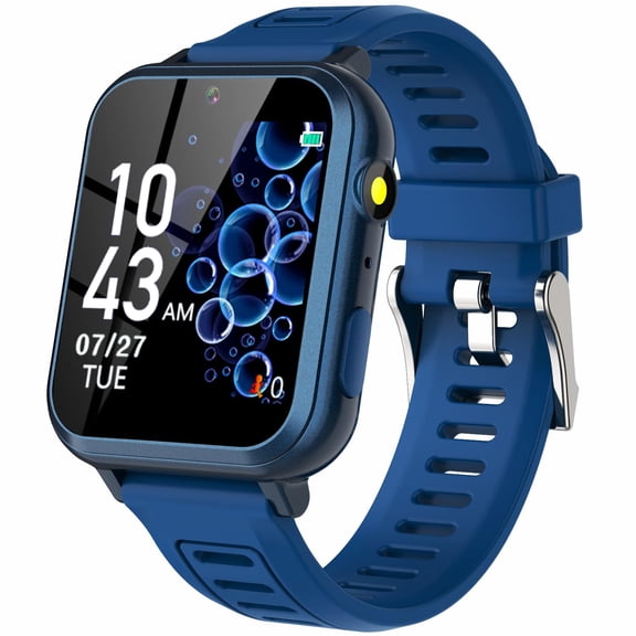 Kids Smart Game Watch with 39 Games HD Touch Screen Video Camera Music Player Pedometer Flashlight Alarm Clock 12/24 hr, Gifts for 5-12 Year Olds Boys