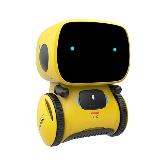 Kids Smart Interactive Robot Toy - Voice Control, Touch Sensor, Singing Dancing, Recording Educational Partner for Toddlers 3+