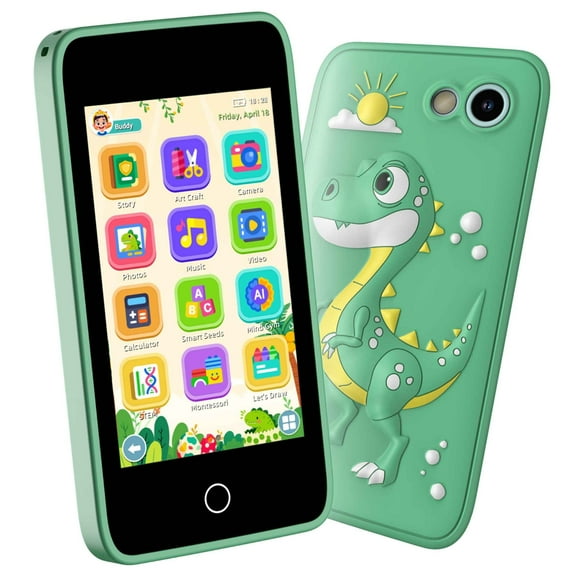 Kids Smart Phones , 3.97" Touch Screen, 200  Learning Games, Dual Camera, Parental Control, Drop-Proof, Gift for Ages 3-12.