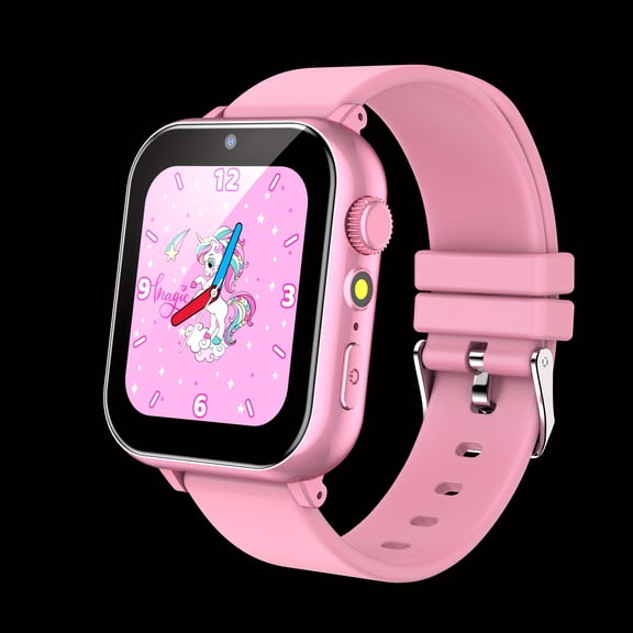 Kids Smart Watch with 1.69 Inch HD Screen Puzzle Games Camera Video Recording Music Learning Cards Story Books Habit Training Craft Yoga Birthday Christmas Gift