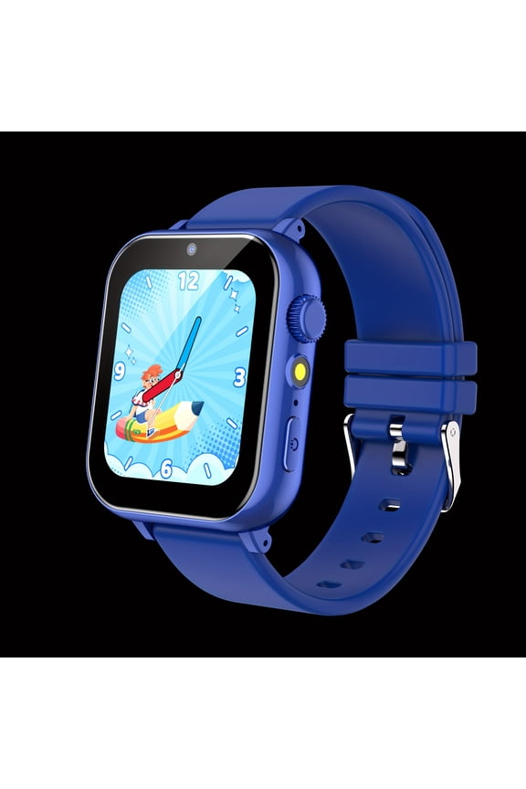 Kids Smart Watch with 1.69 Inch HD Screen Puzzle Games Camera Video Recording Music Learning Cards Story Books Habit Training Craft Yoga Birthday Christmas Gift