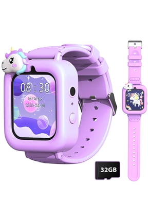 1.83" Kids Smart Watch for Girls HD Touch Screen with 39 Educational Games, Camera, Pedometer, Alarm Clock, ABC Learning, Music Player, Birthday Gift for Boys Girls Ages 5-12