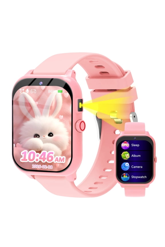 Kids Smart Watch with 1.83" Touch Screen, DIY Watch Face,Pedometer and sleep multifunctional,Educational Birthday Gifts for Boys Girls Ages 4 5 6 7 8+