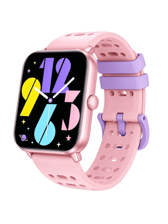 Kids Smart Watch, 1.85" Smart Watch for Kids, No Phone Needed Step Counter, IP68 Waterproof, Alarm Clock, Games, Swimming Fitness Tracker Step Counter for Boys Girls Teens Gift Aged 5-16