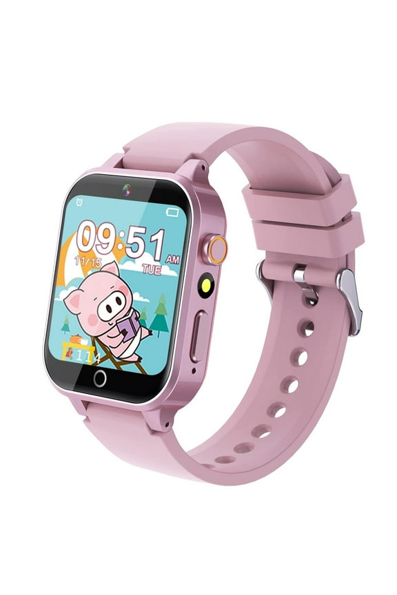 Kids Smart Watch with 26 Learning Games - 1.54" HD Touchscreen Educational Watch with Parent Controls, Camera & MP3 Player - Best Gift for Boys Girls Ages 4-12 (500mAh Long Battery)