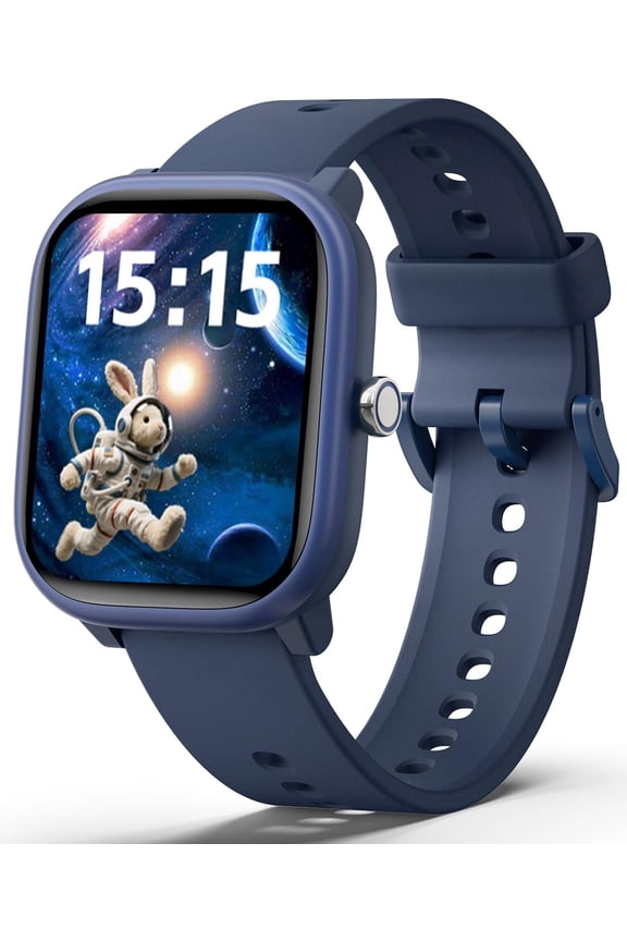 Kids Smart Watch for Boys Girls, Fitness Tracker with Heart Rate Sleep Monitor, 1.83" Touchscreen with 12 Puzzle Games, Waterproof Activity Tracker Pedometer for Android iPhone