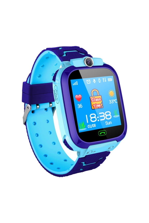 Kids Smart Watch GPS Tracker With SOS Call - 4G LTE SIM Card Support, Waterproof Children's Smartwatch With Real-Time Tracking, Two-Way Calling, Parental Controls For Boys & Girls, IOS Android