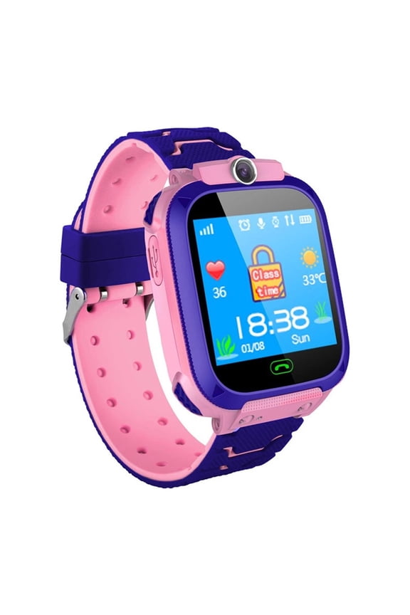 Kids Smart Watch GPS Tracker With SOS Call - 4G LTE SIM Card Support, Waterproof Children's Smartwatch With Real-Time Tracking, Two-Way Calling, Parental Controls For Boys & Girls, IOS Android