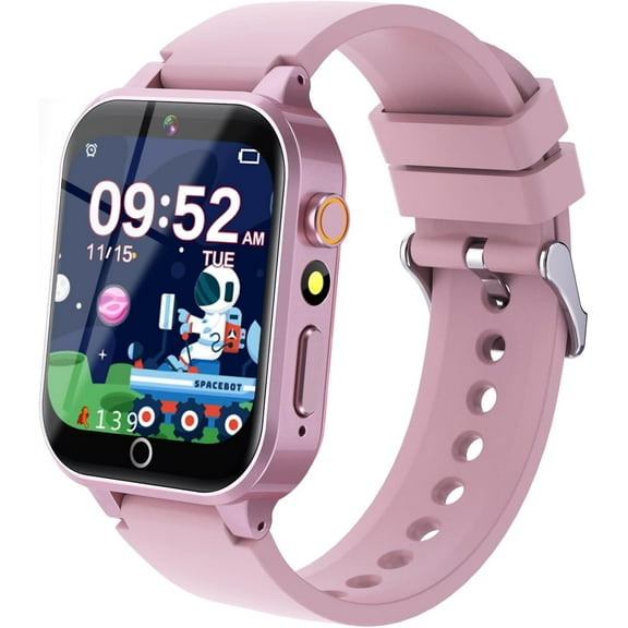 Smart Watches for 7-10 year old girl, 26 Games HD Touch Screen Watches with Video Camera Music Player Pedometer Flashlight 12/24 hr,Educational Toys Birthday Gifts for Girls