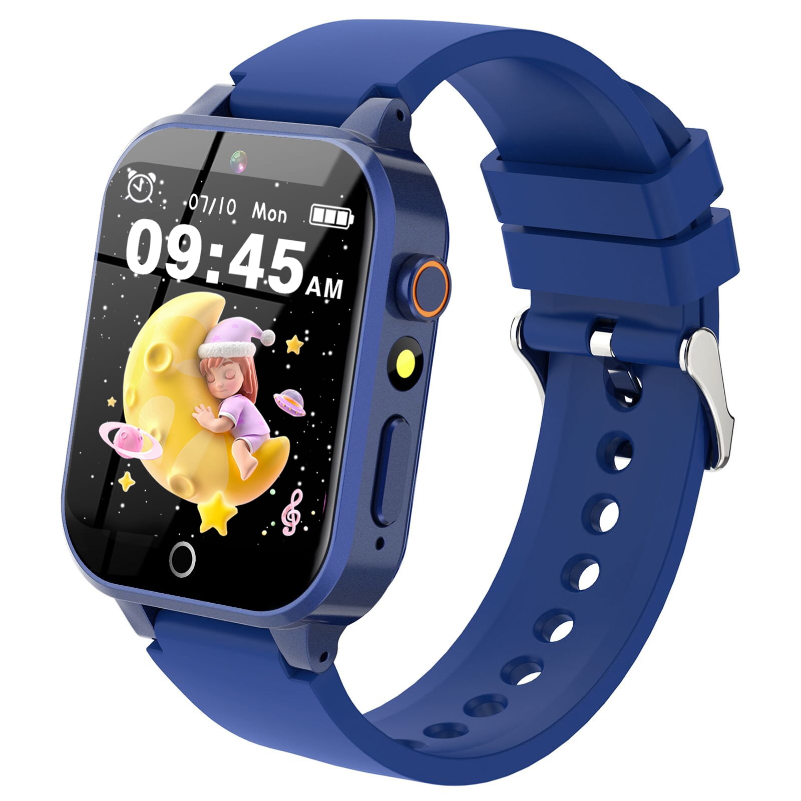 Smart Watch Imperméable à l'eau Enfants Smart Watch pour garçons filles  âgées de 3 à 12 ans avec jeux vidéo caméra lecteur de musique appel 12/24  heures horloge lampe de poche calculatrice