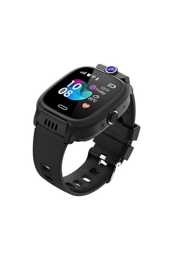 Kids Smart Watch WiFi Positioning - Smartwatch with Two Way Call Video Calling Puzzle Game Voice Chat SOS School Mode Pedometer Geo-Fence Wi-Fi Touch Screen Alarm Clock Smartwatches for Boys Girls