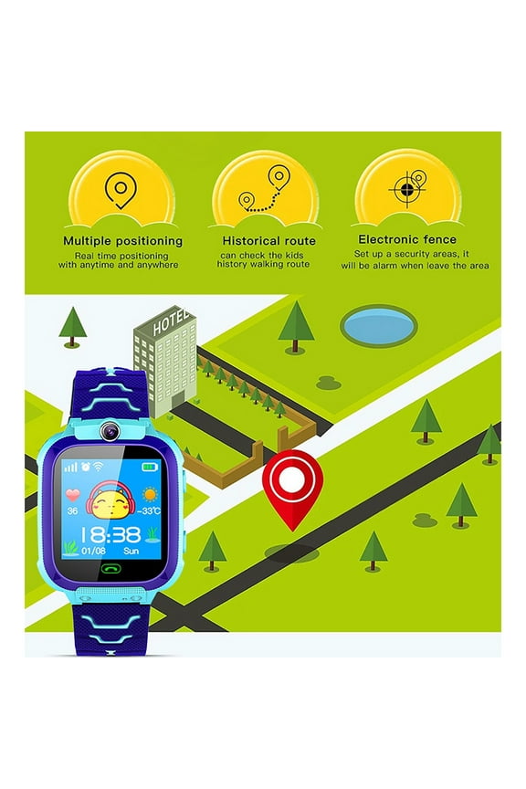 Kids Smart Watch with Camera - 8 Learning Games, Music Player, Waterproof, No Phone Needed, USB Rechargeable for Boys/Girls