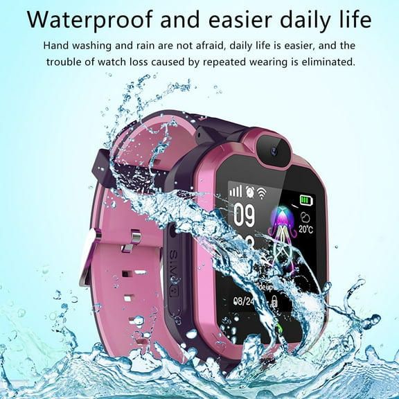 Kids Smart Watch with GPS & 2-Way Calling, 1.44" Color Screen, Waterproof Design, Life Reminders for Children (50hr Standby)