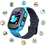 YXKJ Kids Smart Watches Camera LBS Location Electronic Smartwatch for Boys Anti-Lost SOS Learning Toy for Kids Gift