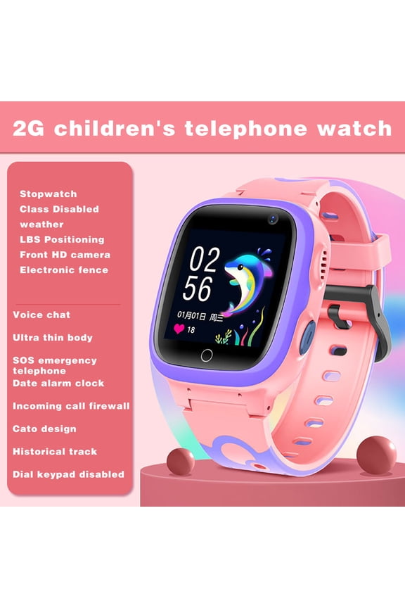 Kids Smart Watches amlbb Children's Intelligent Positioning Watch Photo High-definition Screen Student Telephone Watch Girls Boys Christmas Birthday Gift on Clearance