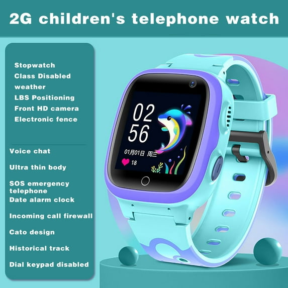 Kids Smart Watches amlbb Children's Intelligent Positioning Watch Photo High-definition Screen Student Telephone Watch Girls Boys Christmas Birthday Gift on Clearance