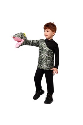 Kids Snake Outfit Clothes Animal Python Jumpsuit Halloween Dress Up Clothess Snake Cosplay Halloween Christmas Holiday Party Dress Up