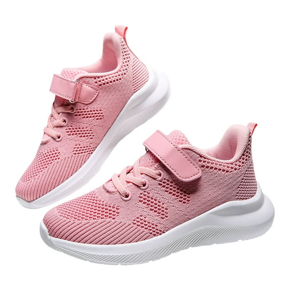 Kids Sneakers Boys Girls Running Tennis Shoes Athletic Non Slip Hiking Walking Shoes Toddler Lightweight Breathable Sport Sneakers