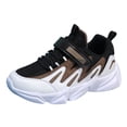 thumbnail image 1 of Kids Sneakers Boys Girls Running Tennis Shoes Athletic Sports Casual,Brown, 1 of 5
