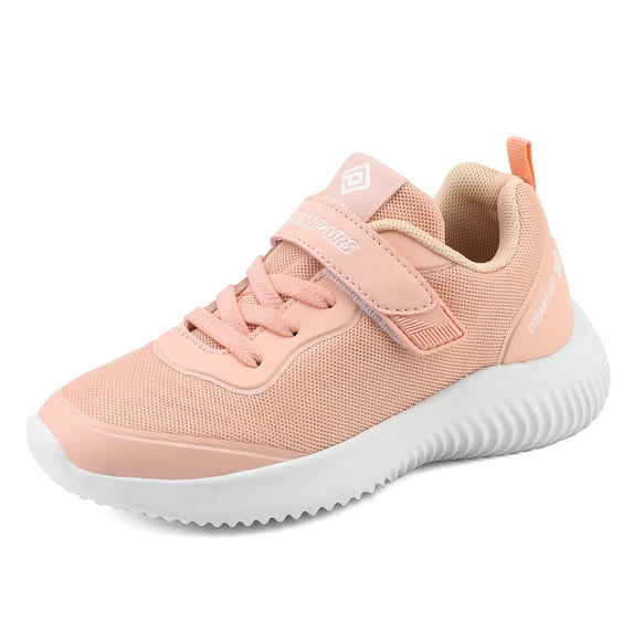 Kids Sneakers Girls Boys Running Shoes Outdoor Indoor Sports Athletic Shoes Dream Pairs CONTACT-K CORAL Size 10