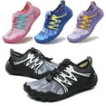 thumbnail image 1 of Kids Sneakers Low Top Athletic Shoes Sports Playground Running Walking Durable Non Shoes Kids Black 3 years-4 years, 1 of 1