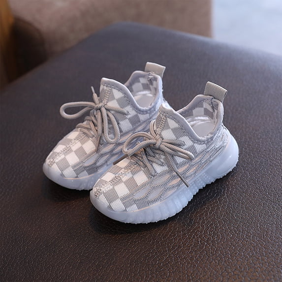 Kids Sneakers,Sneakers for Kids - Modern Casual Trainers with Knit Upper, Easy Wear Profile Walking Shoes, Stretch Shaft Athletic Shoes, Everyday Everyday Footwear for Spring Summer and Fall