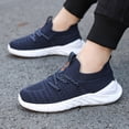 thumbnail image 1 of Kids Sneakers Toddler Boy Shoes Lightweight Knit Tennis Shoes Non- Cushioned Kids Running Shoes Wide Toe Box Back To School Basketball Shoes Outdoor Hiking Athletic Sneakers, 1 of 8