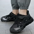 thumbnail image 1 of Kids Sneakers for Boys Girls Running Tennis Mesh Shoes (Black 38), 1 of 6