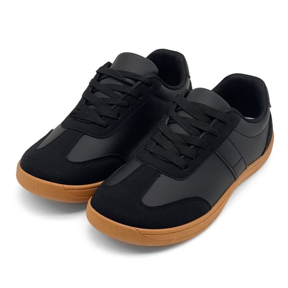 Kids Sneakers for Girls Boys Lace-Up Fashion Lightweight Walking Athletic Tennis Shoes Low Top Non-Slip Comfort Classic Toddler Casual Shoes