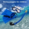 thumbnail image 1 of Kids Snorkeling Set with Wide Vision Goggles, Waterproof Swim Fins, and Safe Breathing Snorkel for Underwater Diving, 1 of 8