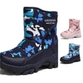 thumbnail image 1 of Kids Snow Boots for Boys Girls, Warm Lined Anti Grip Boots, Thick Winter Boots for Outdoor Snow Ice Cold Weather, 1 of 5