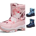 thumbnail image 1 of Kids Snow Boots for Boys Girls, Warm Lined Anti Grip Boots, Thick Winter Boots for Outdoor Snow Ice Cold Weather, 1 of 5