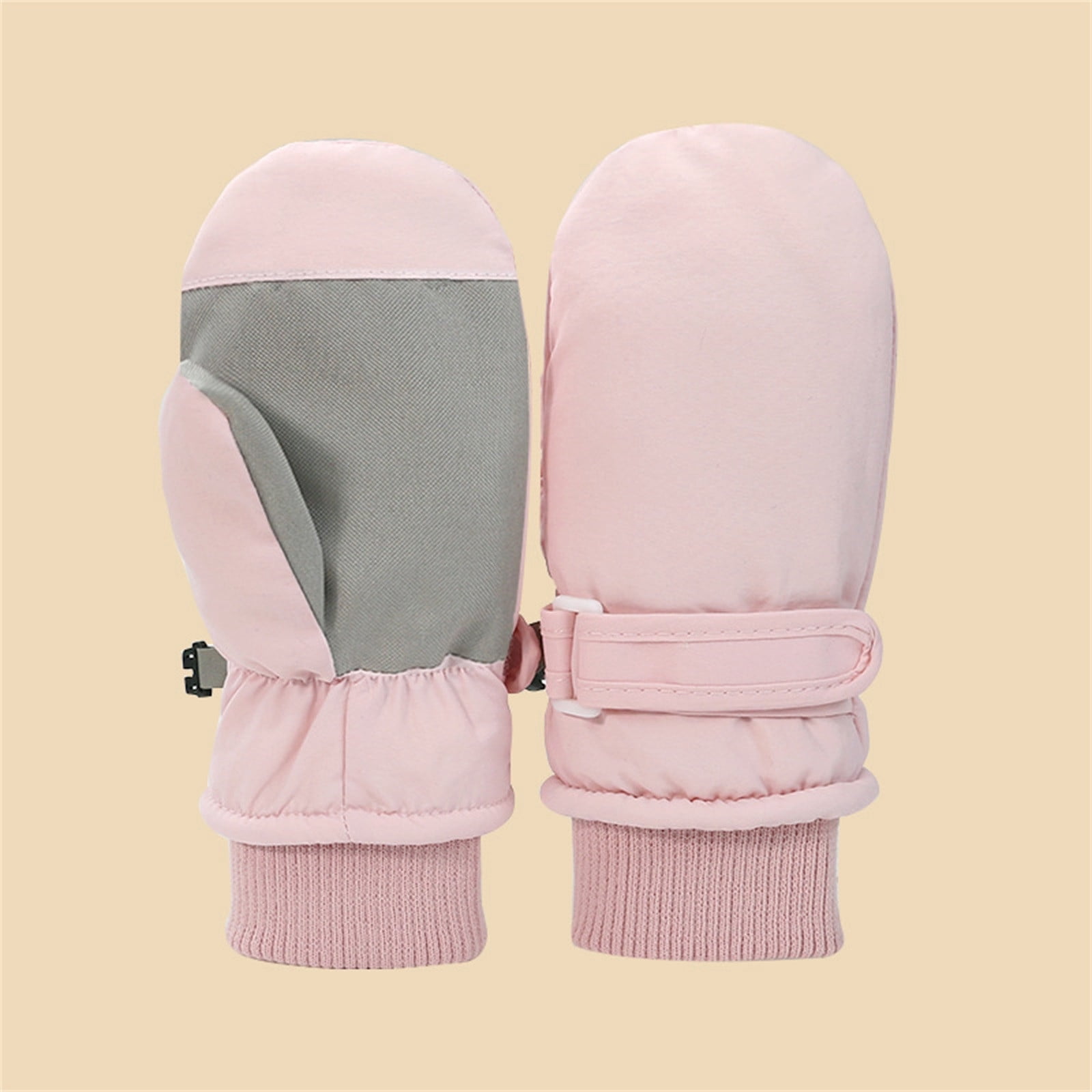Kids Snow Gloves Warm Waterproof Gloves Cold Weather Ski Gloves for ...