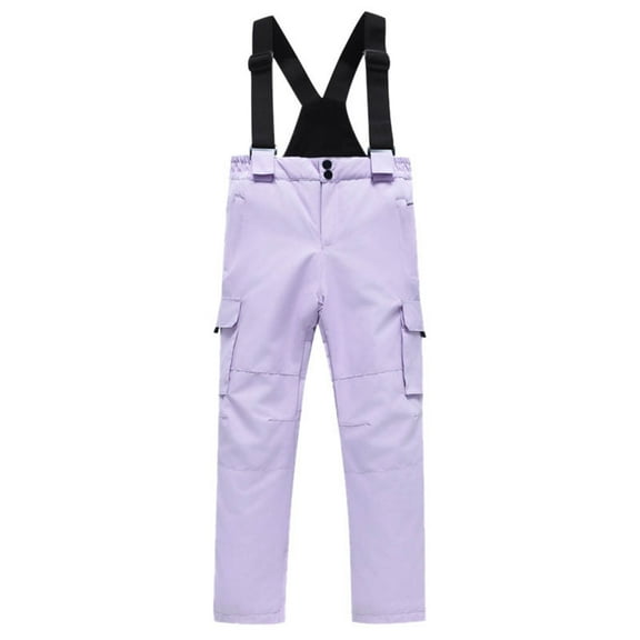 Kids Snow Pants Boys Girls Snow Pants Heavyweight Waterproof Snowboard Pants Kids Winter Warm Snowboard Pants Snow Gaiters - Ski Pants for Boys