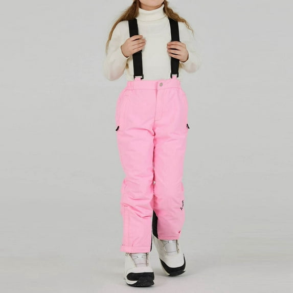 Kids Snow Pants Insulated Snowboard Overalls Windproof Ripstop Ski Pants Boys Snow Suit Boys Snow Pants