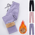 thumbnail image 1 of Kids Snow Pants Fleece Lined Waterproof Insulated for Boys Girls Winter Skiing Outdoor Activities Warm Windproof Trousers 5-31 Years, 1 of 9
