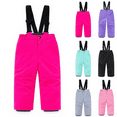 thumbnail image 1 of Kids Snow Pants Fleece Lined Waterproof Insulated for Boys Girls Winter Skiing Outdoor Activities Warm Windproof Trousers 5-94 Years, 1 of 2