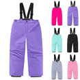 thumbnail image 1 of Kids Snow Pants Fleece Lined Waterproof Insulated for Boys Girls Winter Skiing Outdoor Activities Warm Windproof Trousers 5-87 Years, 1 of 2