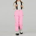 thumbnail image 1 of Kids Snow Pants Winter Warm Skiing Snowboard Pants for Boys Girls Snow Bibs Kids Size 12 Hot Snowboarding Pants Snow Clothes Girl Insulated Overall Big Kids Snowsuit Girl Winter Suit Girls Made, 1 of 3