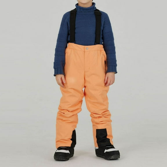 Kids Snow Pants Winter Warm Skiing Snowboard Pants for Boys Girls Snow Bibs Kids Size 12 Hot Snowboarding Pants Snow Clothes Girl Insulated Overall Big Kids Snowsuit Girl Winter Suit Girls Made