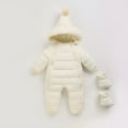 thumbnail image 1 of Kids Snow Suit Jumpsuit Bera Ear Romper Outfit Warm Puffy Coat Jacket Boy Sleepers 0-3 Months, 1 of 2