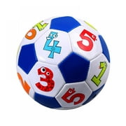 Kids Soccer Ball,Size 2 Outside Sport Soccer Ball Toys for Kids Toddlers 1 2 3 4 with Animal Number Alphabet Patterns, Cute Machine Stitched Ball Toys for Children Boy Girl