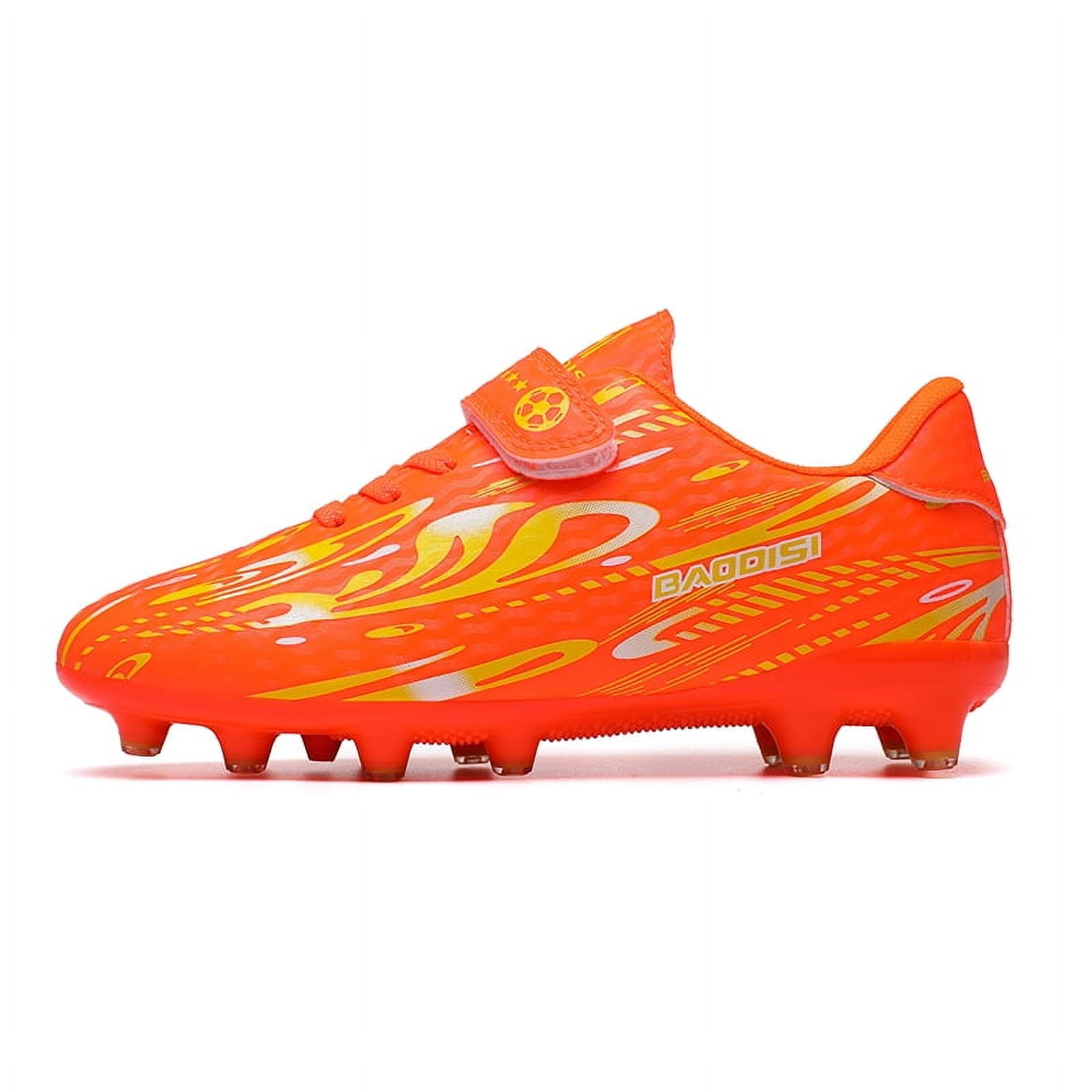 Kids Soccer Cleats Boys Girls Football Cleats Indoor Outdoor 