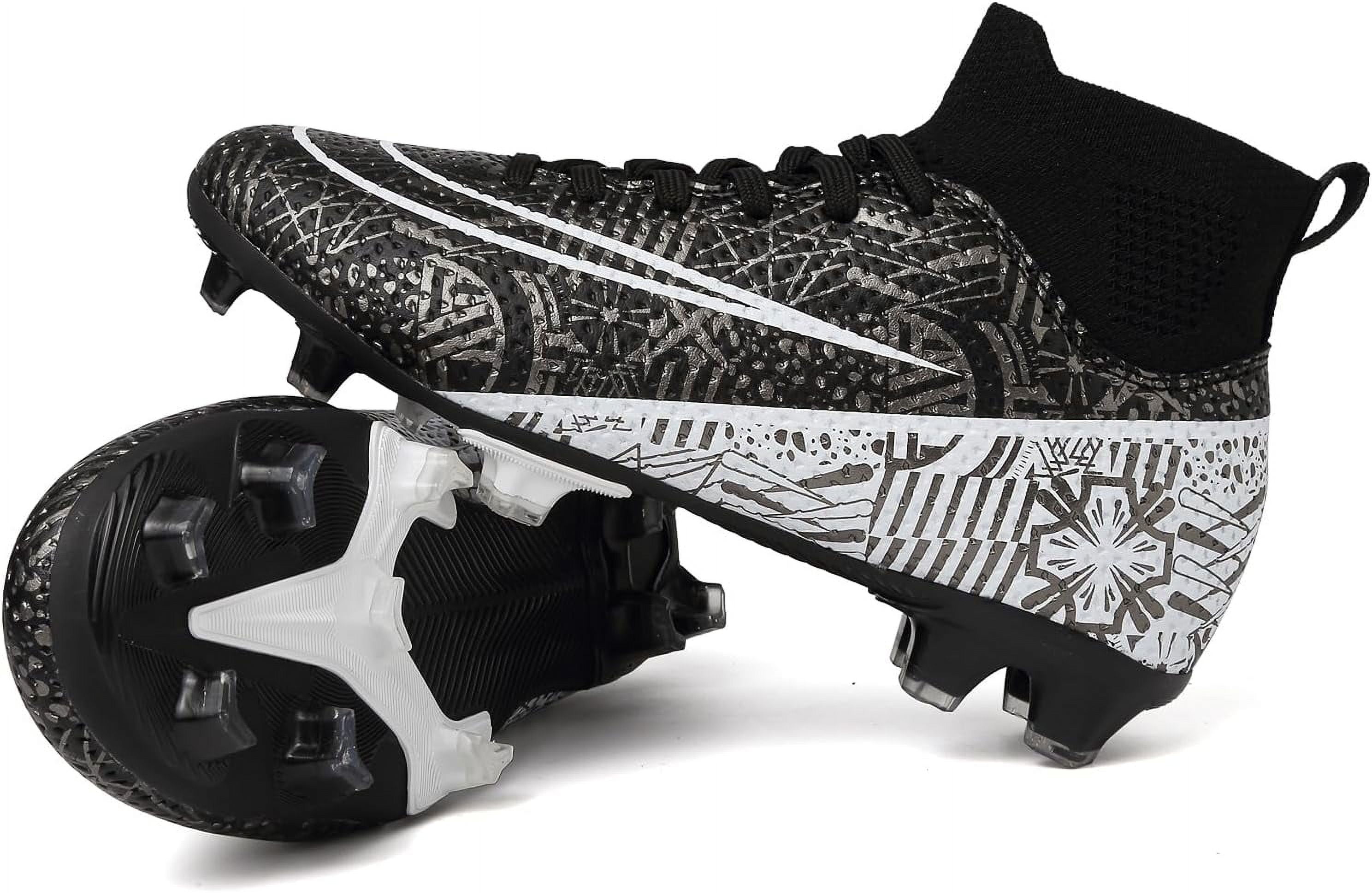 Kids Soccer Cleats Boys Girls Football Cleats Turf Soccer Shoes AG/FG