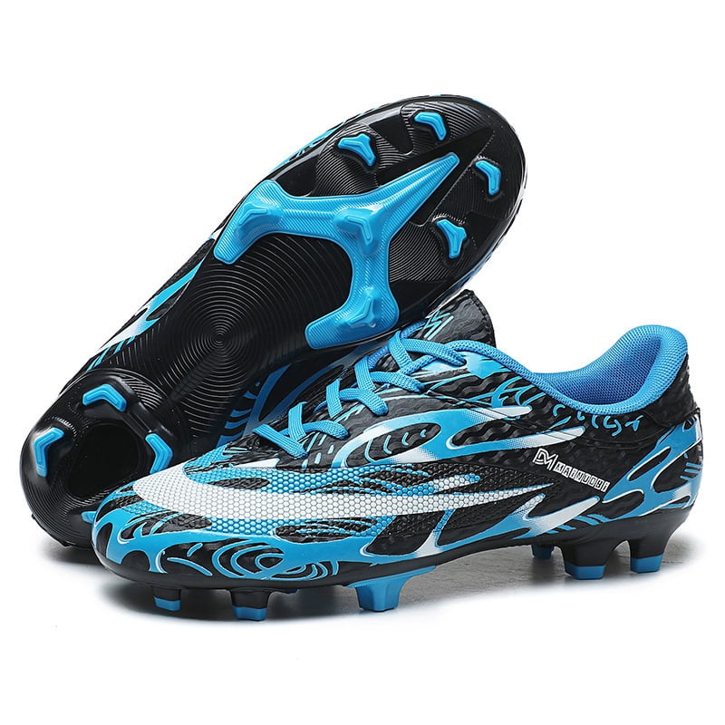 Kids Soccer Cleats Boys Girls Turf/FG/AG Athletic Football Shoes with