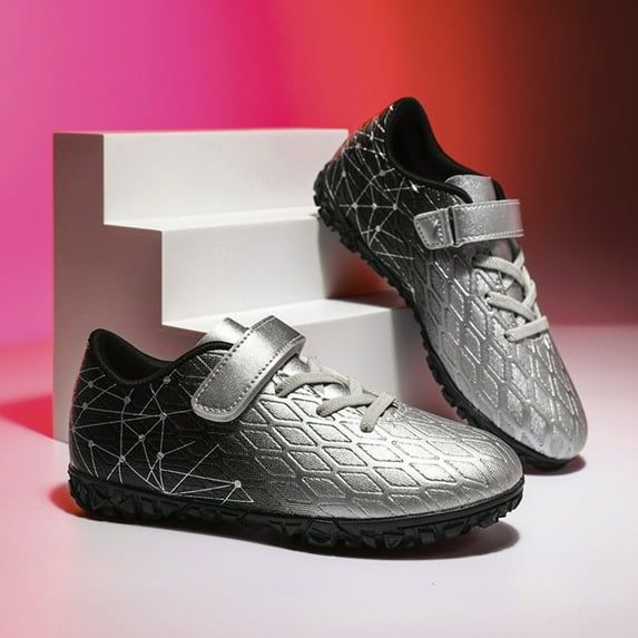 Kids Soccer Cleats for Boys Girls Soccer Shoes Firm Ground Youth Lightweight Athletic Training Football Cleats for Little/Big Kid