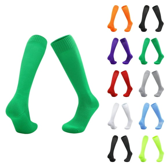 Kids Soccer Compression Socks for Women – Breathable Sweat-Wicking Fabric, Cushioned Sole Support, Ideal for Sports Games, Football, and Everyday Athletic Practice