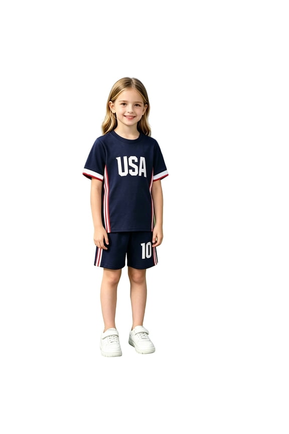 Kids Soccer Game 2026 Shirt Girls and Boys Mexico Shirts USA Soccer Football Tee Soccer Tops
